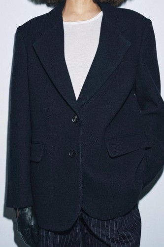 Blazer zara dunkelblau - zara,