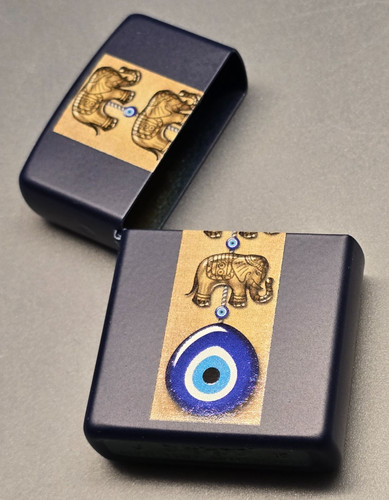 Zippo evil eye - zippo, navy
