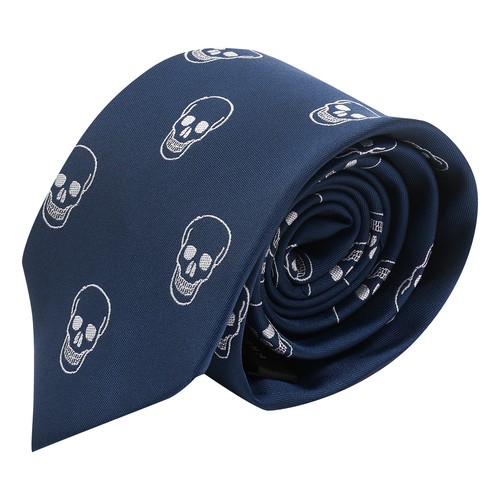 Marineblaue bestickte
