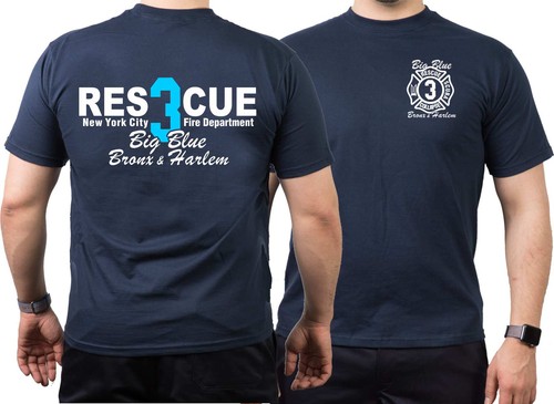 Shirt navy nyc rescue 3 - navy,,