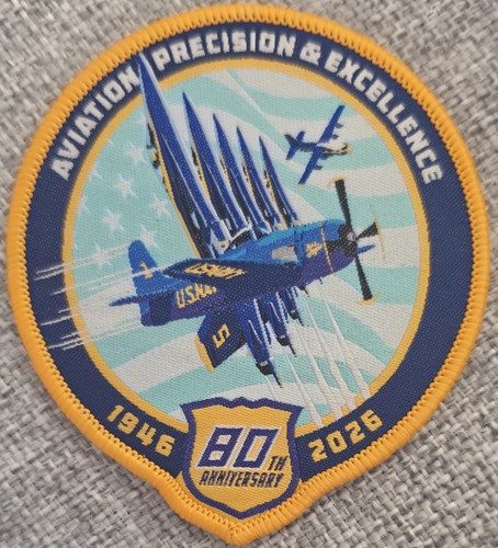 Navy blue angels 80th - us,