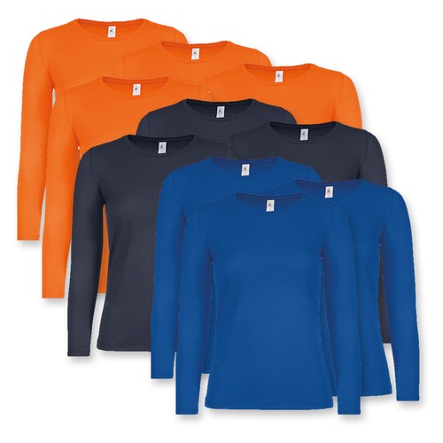 10er pack women s langarm - 10er, women's