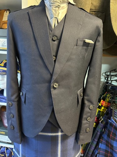 Scottish argyle kilt jacket - jacket, &