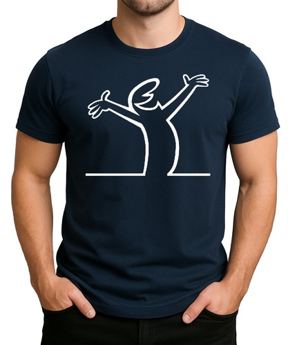 Blue linea cartoon design - linea,