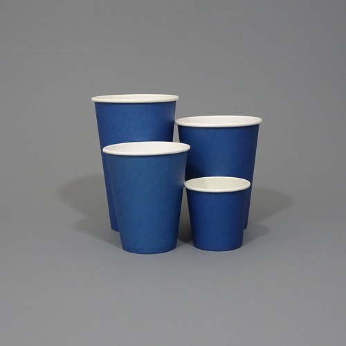 Marineblaue pappbecher für - marineblaue,