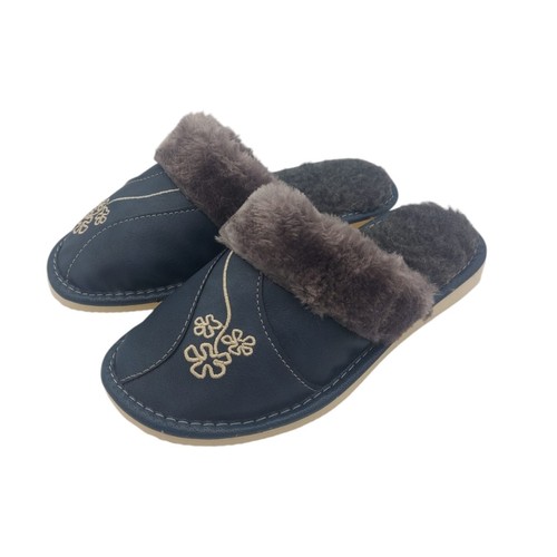 Damen marineblau öko leder - Öko,